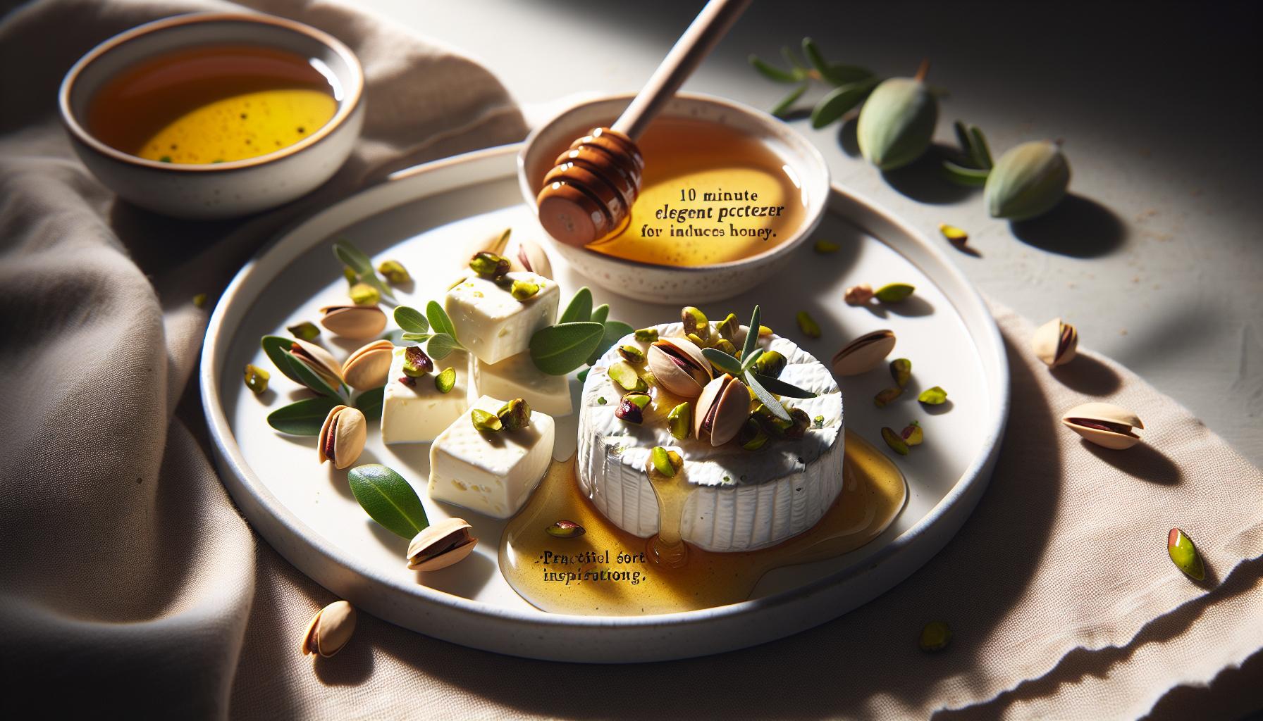 Boursin Cheese Pistachios Honey Recipe: 10-Minute Elegant Appetizer