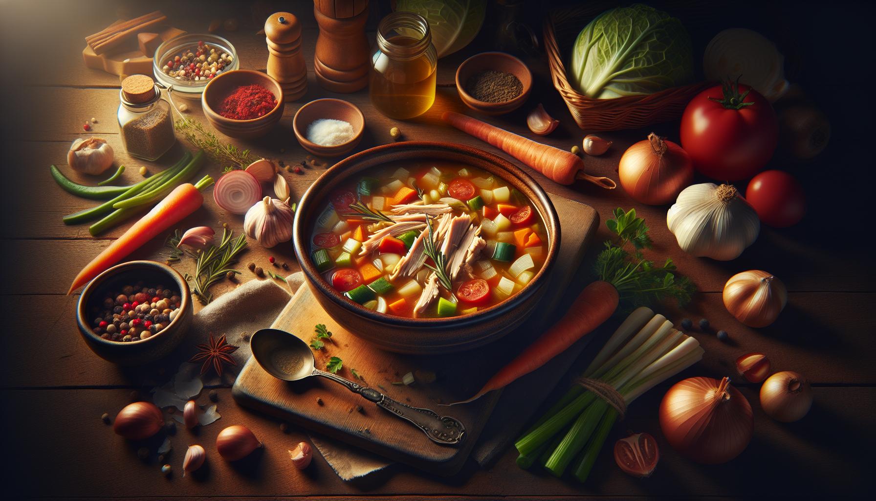 Step-by-Step Cooking instructions for Hearty Turkey Soup